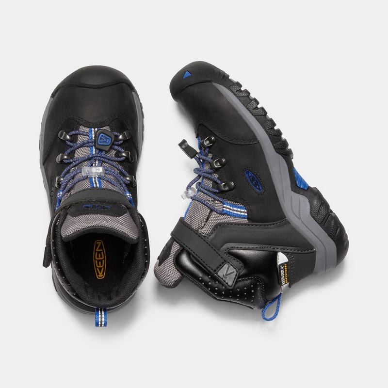 Botas De Nieve Keen Torino II Waterproof Para Niños Negros/Azules - Botas Keen Mexico (015429-TIH)